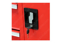 Porta da gaveta 1 do vermelho 6 que rola o fechamento de cilindro da segurança do armário de ferramenta de 42 polegadas