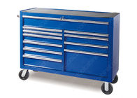 Armário de ferramenta de travamento de aço do metal azul de 52 polegadas, caixa de ferramentas do armário do rolo