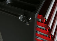 Armário de armazenamento resistente grande da ferramenta do rolamento da garagem do metal de 30 polegadas com 6 gavetas