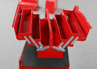 Vermelho caixa de ferramentas do modilhão de 21&quot; de 530mm, caixa de ferramenta móvel do metal portátil