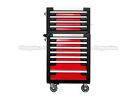 Gaveta 11 vermelha caixa de ferramentas do armário de ferramenta de 27 polegadas nas rodas