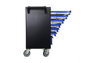 770x460x887mm móveis 36 trole do armário do carro da caixa de ferramenta da gaveta da polegada 7 com azul da porta