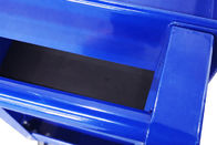 carro de rolamento da ferramenta dos mecânicos do metal azul da oficina de 730x380x780Mm pelo trole a três níveis